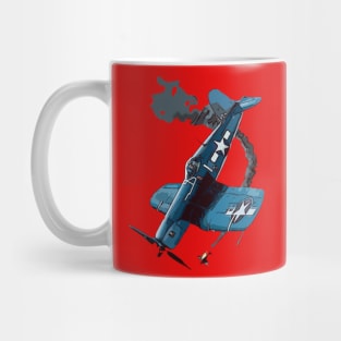 Famous WW2 Planes F4U Corsair Aerial Combat Mug